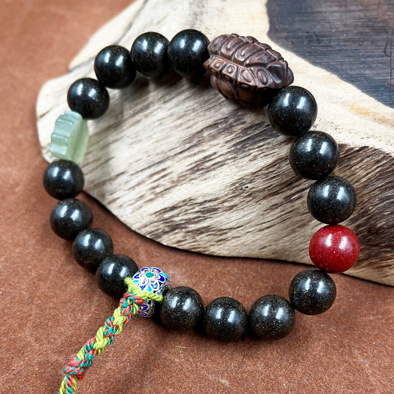 Maoshan ancient method of making incense and incense beads bracelet worry-free incense natural Chinese herbal medicine incense men's bracelet is not afraid of mosquitoes