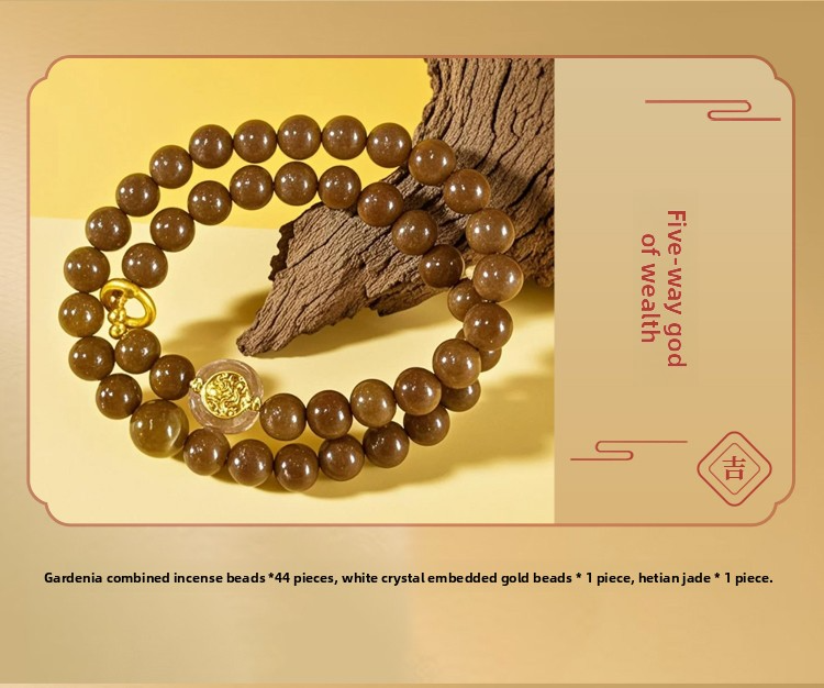Fragrant bead bracele（Five-Way God of Wealth）
