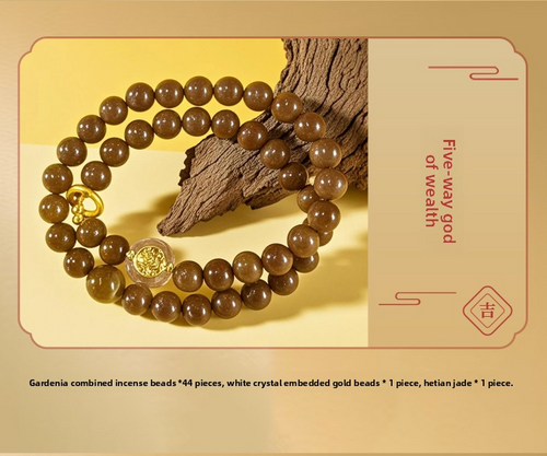Fragrant bead bracele（Five-Way God of Wealth）
