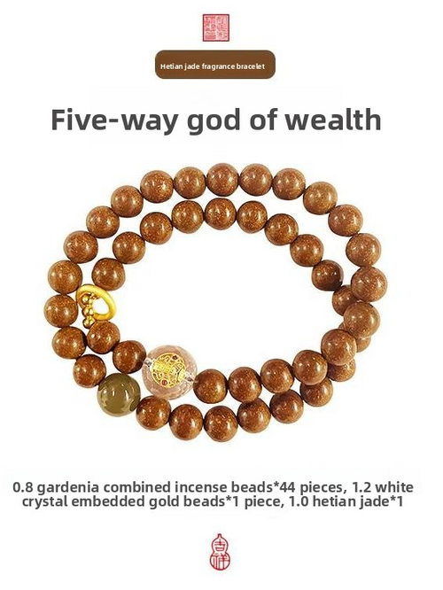 Fragrant bead bracele（Five-Way God of Wealth）